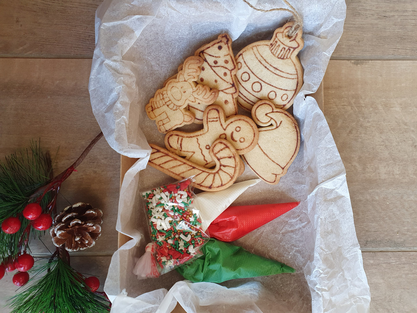 Celebraciones anuales - Navidad, galletas para decorar