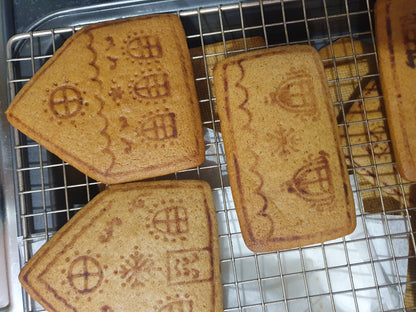 Celebraciones anuales - Navidad, casa de galleta para decorar