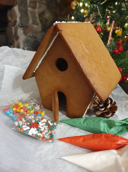 Celebraciones anuales - Navidad, casa de galleta para decorar