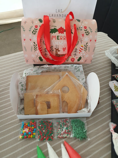 Celebraciones anuales - Navidad, casa de galleta para decorar