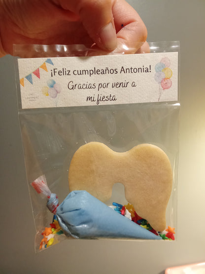 Galleta para decorar - Formato sorpresa cumpleaños