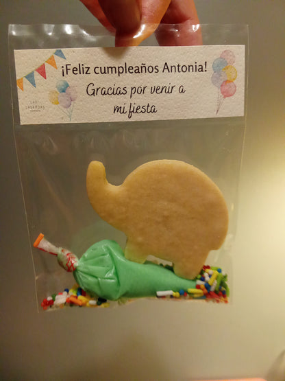 Galleta para decorar - Formato sorpresa cumpleaños
