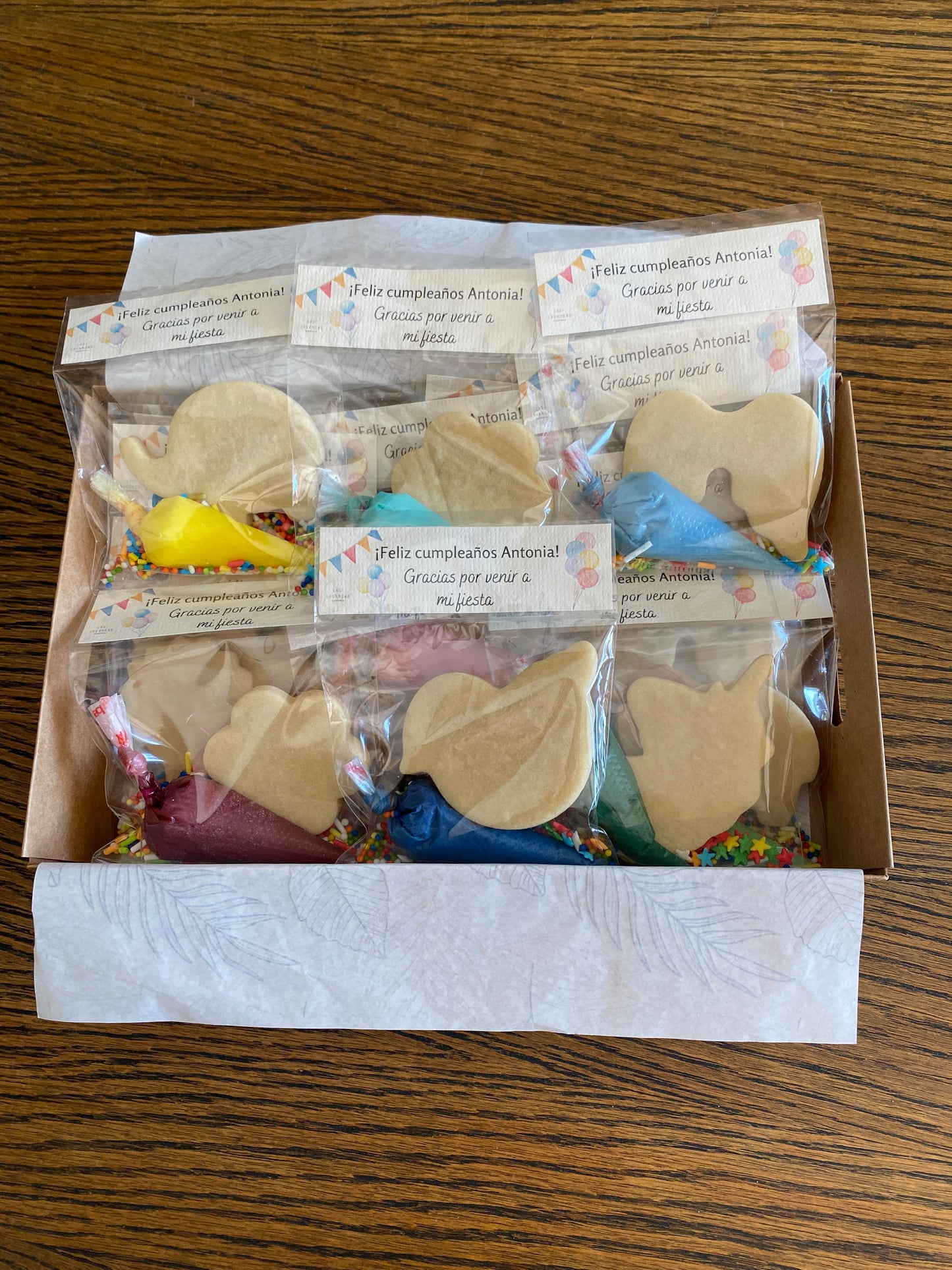 Galleta para decorar - Formato sorpresa cumpleaños